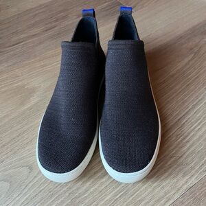 Rothy's Black Slip-On Shoes with Elastic Opening and Thick Soles